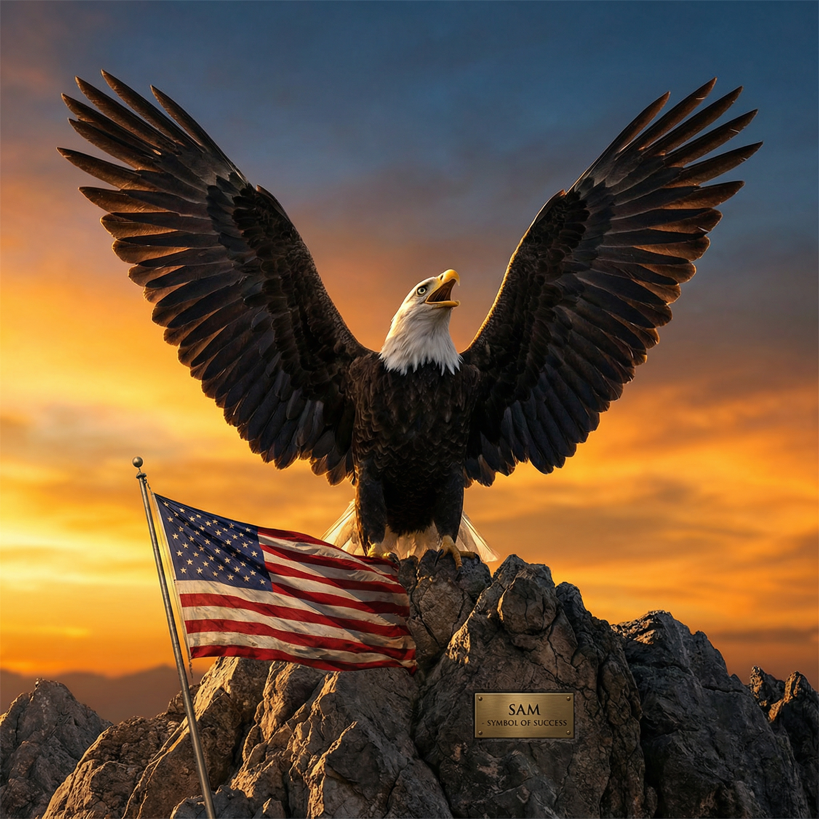 American Bald Eagle Triumphant